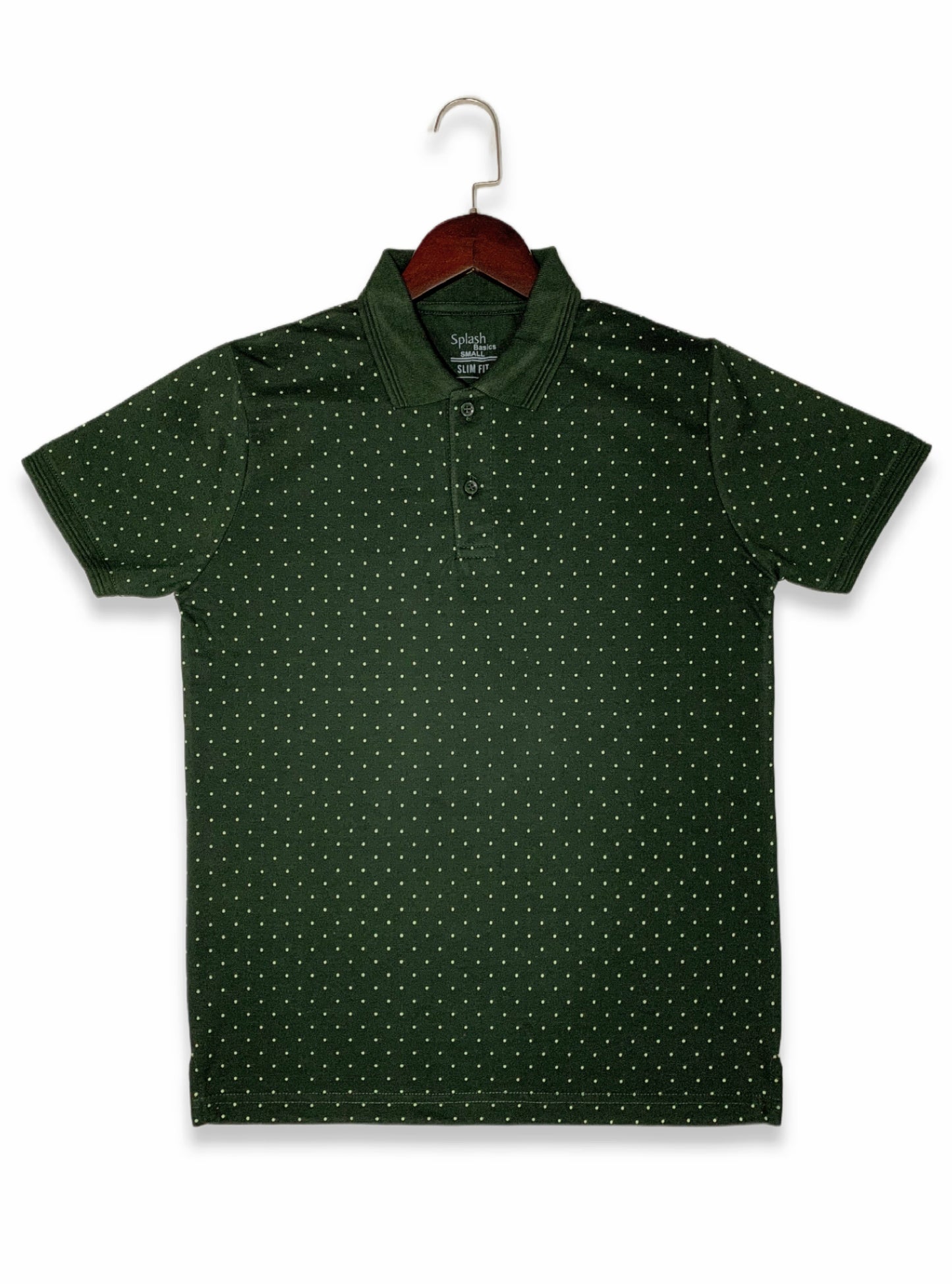 Polka Dots Printed Polo's