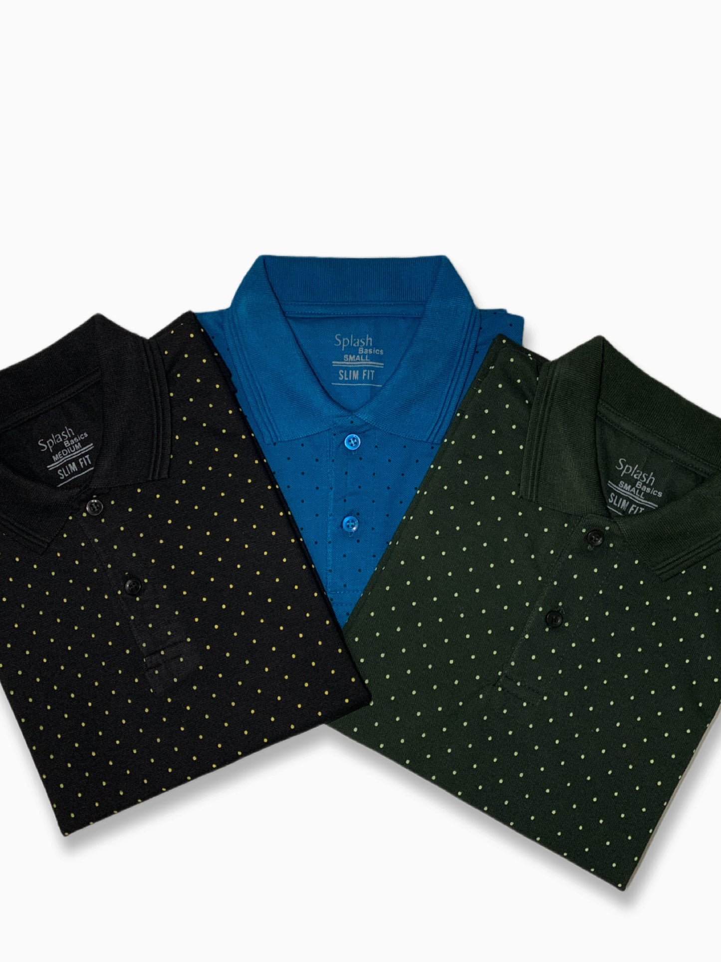 Polka Dots Printed Polo's