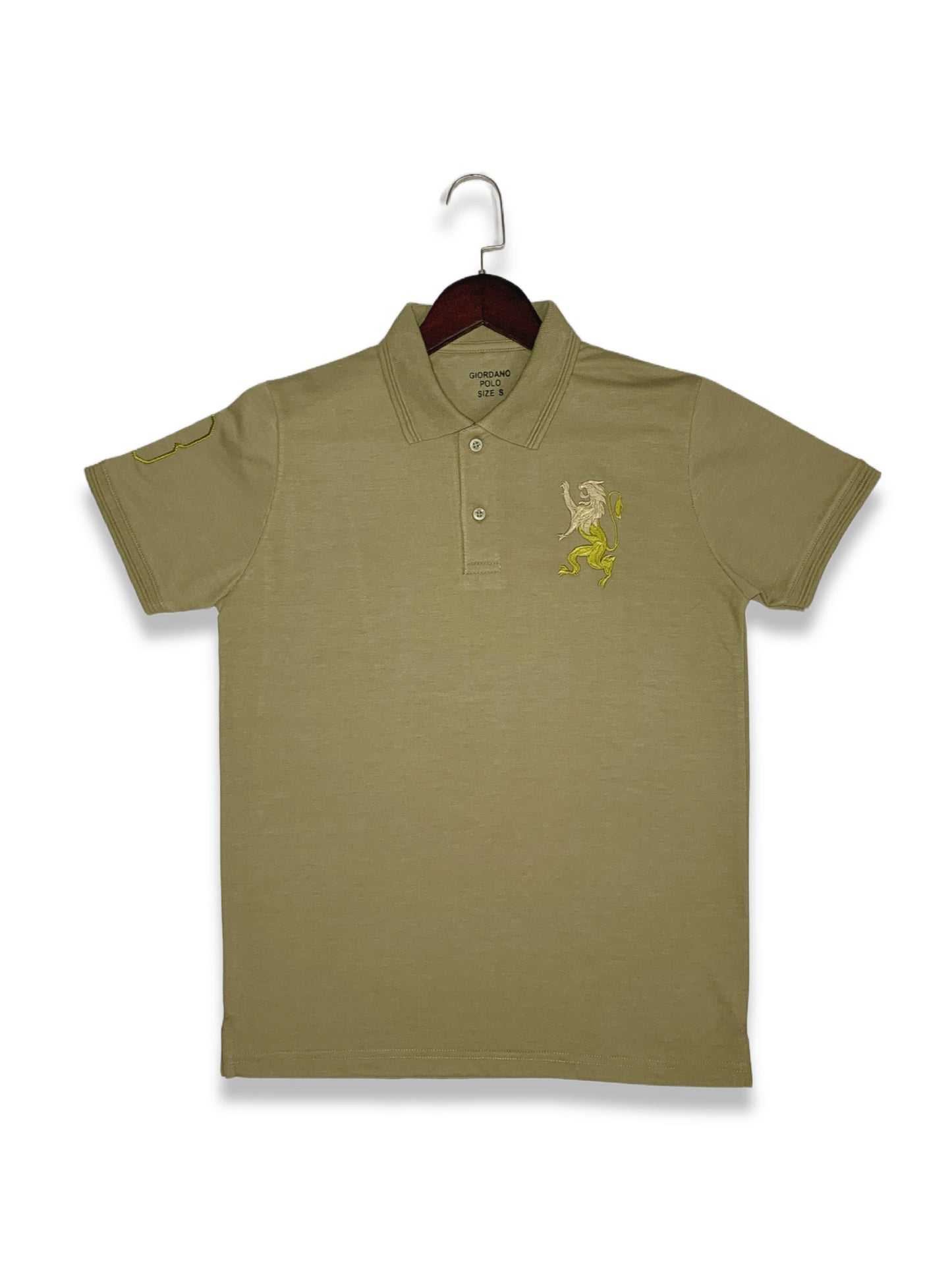 3D Embroidered Lion Design Polo's