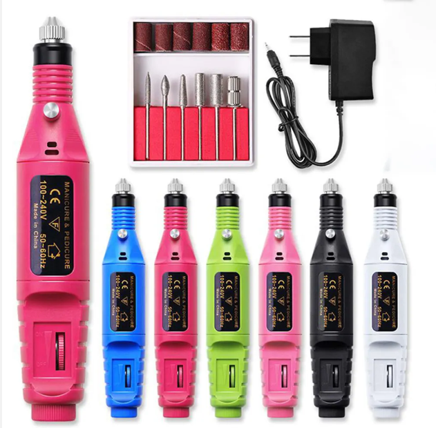 Portable Electric Nail Drill Machine Set