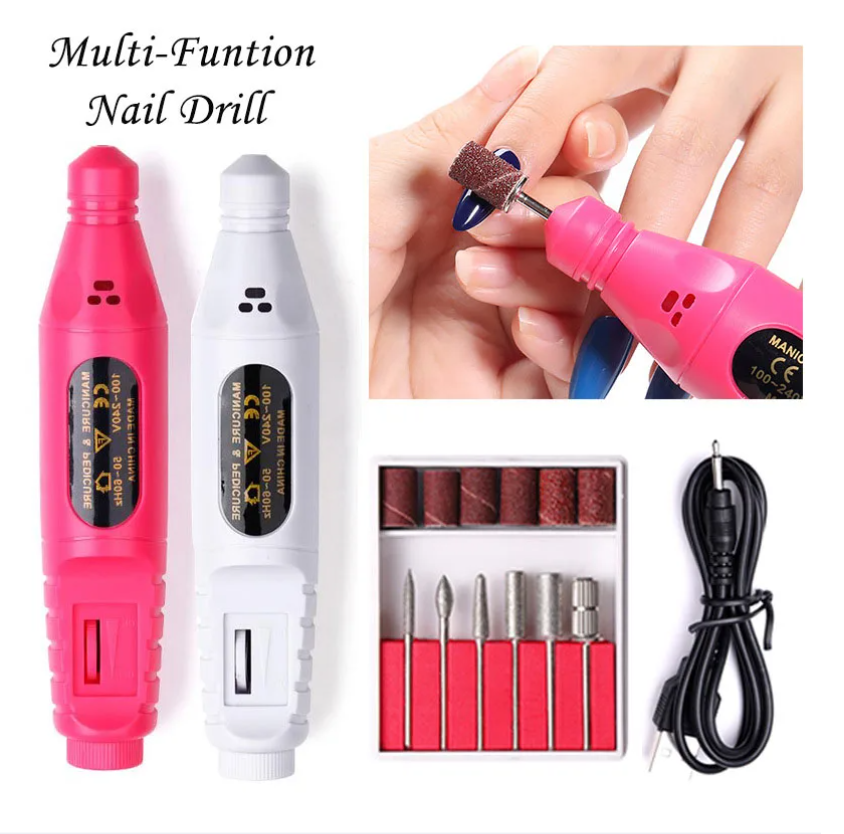 Portable Electric Nail Drill Machine Set