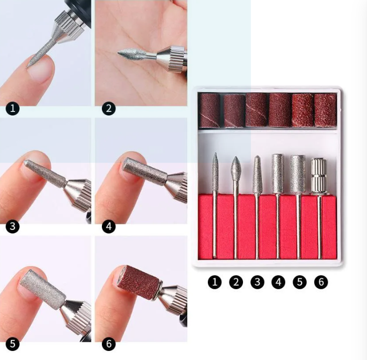 Portable Electric Nail Drill Machine Set