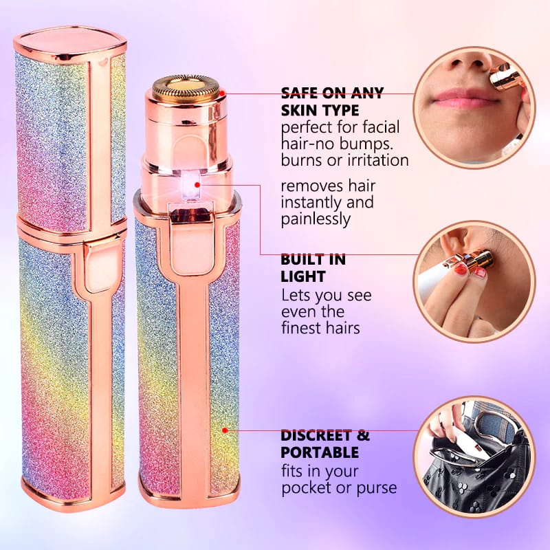 Portable USB Rechargeable Trimmer for Upper -Lips and Eyebrows